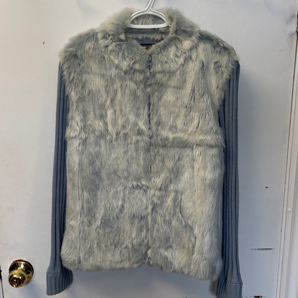 Source Unknown Gray Teddy Jacket - Picture 1 of 3